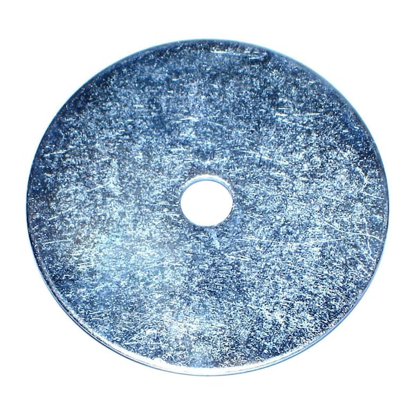 Fender Washer, For Screw Size #14 , Steel Zinc Plated Finish, 100 PK